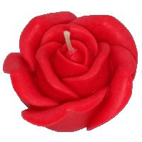 роза свещ, снимка 2 - Ръчно изработени сувенири - 37957498