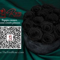 Истински Черни Вечни Рози в Черна Кадифена Кутия / Оригинален Подарък за Необикновена Жена, снимка 5 - Подаръци за жени - 43750459