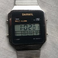 ретро LCD "DARWIL" MULTI-ALARM - 1980г. - МИНТ, снимка 2 - Антикварни и старинни предмети - 43031266