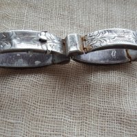 Сребърна старинна гривна, снимка 4 - Антикварни и старинни предмети - 28389648