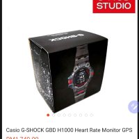 Casio gbd h1000, снимка 6 - Смарт часовници - 38789597
