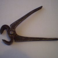 Стари ковани клещи керпеден занаятчийски инструмент, снимка 5 - Колекции - 40485401
