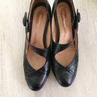 Черни елегантни обувки с каишка HUSH PUPPIES., снимка 3 - Дамски обувки на ток - 34710753