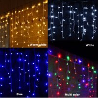 LED Висулки Мигащи 144, 4 цвята 3 х 60см Късо-дълго Коледа ЛЕД, снимка 1 - Лед осветление - 38583077
