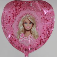  Барби сърце фолио фолиев балон хелий или въздух парти рожден ден, снимка 2 - Други - 36075076