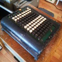 Механичен калкулатор Burroughs Made in USA, снимка 6 - Колекции - 43574174