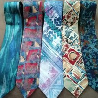 Италиански копринени вратовръзки 1, снимка 2 - Други - 39639335