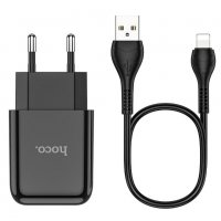 HOCO зарядно за пътуване USB + кабел Type C, Micro или Lightning 2A N2 Vigor, снимка 8 - Оригинални зарядни - 33077882