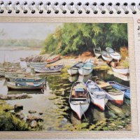 календар 2004 големи картини картички художник Янко Янев, снимка 13 - Колекции - 28714704