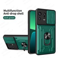 Xiaomi 13T Pro / 13 Lite / 13 Pro / RING CARD SLOT Удароустойчив кейс гръб калъф, снимка 11 - Калъфи, кейсове - 40298546