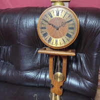 антика Стар  стенен  часовник, снимка 4 - Антикварни и старинни предмети - 44874338