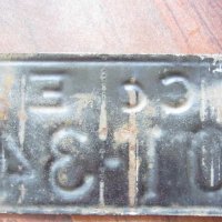 2 бр стара метална табела регистрационен номер ТХ. СС, 2 ралични табели, снимка 4 - Други ценни предмети - 28966195