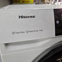 Сушилня с термопомпа Hisense  с йонна технология, 9 кг, A++,

, снимка 4 - Сушилни - 43965679