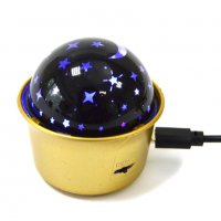 НОЩНА ЛАМПА С ПРОЕКЦИЯ ЗВЕЗДНО НЕБЕ И МЕЛОДИЯ Star Master с USB кабел, снимка 3 - Детски нощни лампи - 33308875