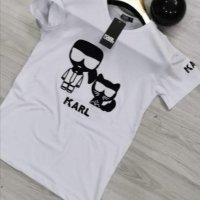 Мъжка тениска Karal Lagerfeld код 232, снимка 1 - Тениски - 32481012
