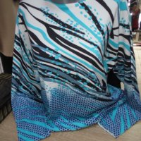 меки блузки в четири десен-големи размери , снимка 2 - Блузи с дълъг ръкав и пуловери - 38734712