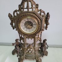 Настолен бароков часовник , снимка 6 - Антикварни и старинни предмети - 40827111