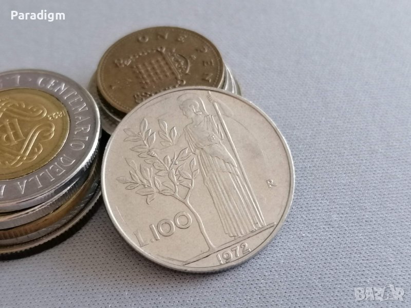Монета - Италия - 100 лири | 1972г., снимка 1