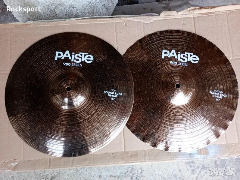 14"Paiste 900 Sound Edge hi hat, снимка 1
