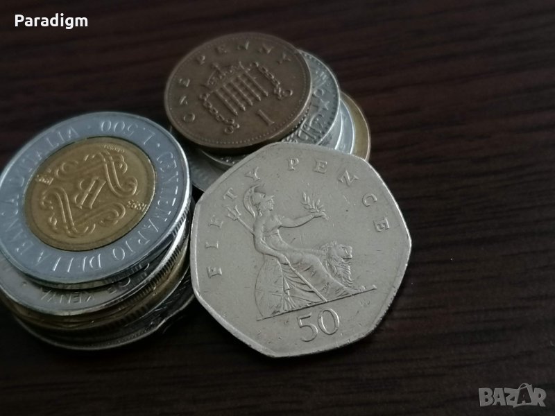 Монета - Великобритания - 50 пенса | 1998г., снимка 1
