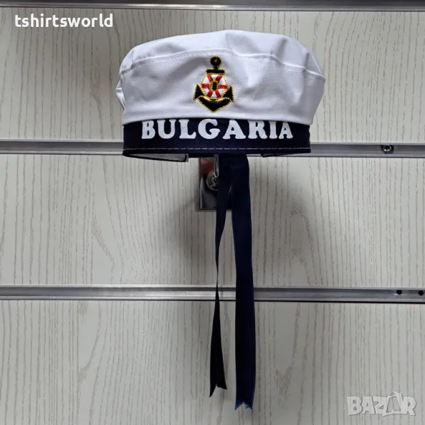 Нова моряшка шапка Юнга, BULGARIA с Котва, Унисекс, снимка 1