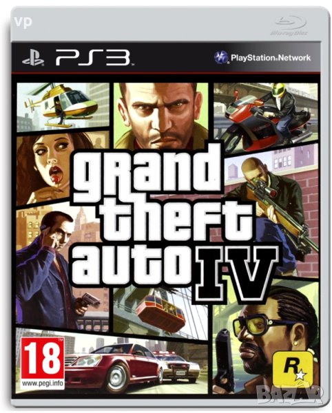 Игра GTA IV за Плейстейшън Grand Theft Auto IV Premium Edition GTA 4 PS3 ГТА 4 за Sony Playstation 3, снимка 1