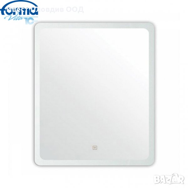 Огледало за баня с LED осветление 80×60 см, снимка 1