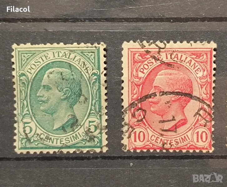 Италия 1906 г. Крал Виктор Емануил III, снимка 1