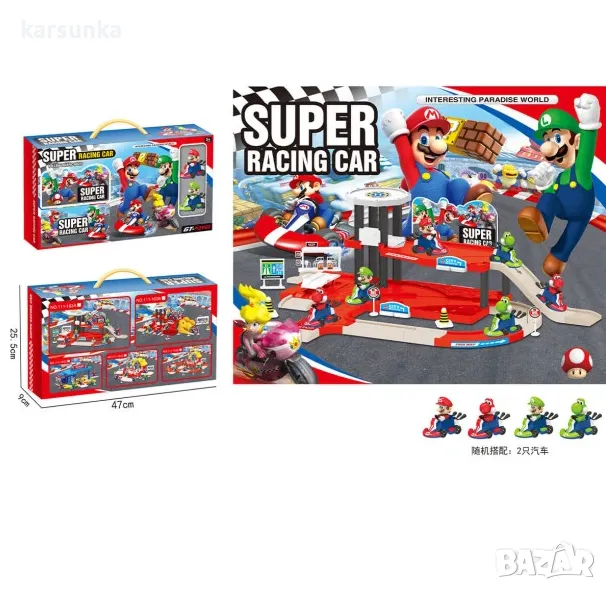 ДЕТСКИ ПАРКИНГ НА 2 НИВА И ХЕЛИКОПТЕРНА ПЛОЩАДКА МАРИО, снимка 1