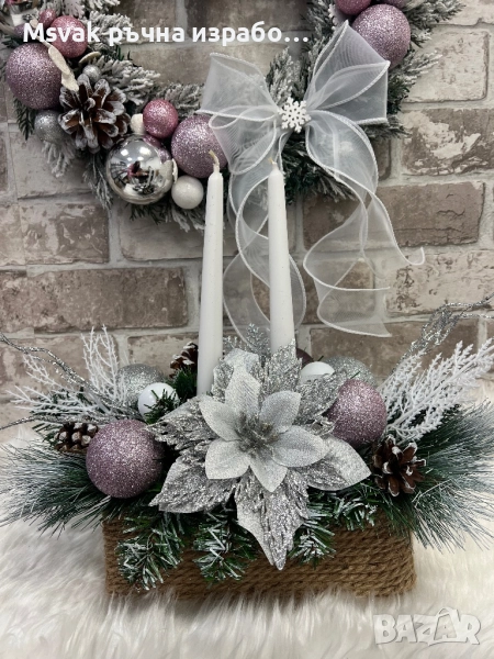 Коледен свещник, снимка 1