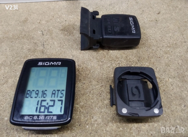 Безжичен велокомпютър Sigma BC 9.16 ATS, снимка 1