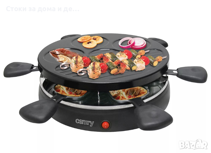 ✨Грил скара Camry CR 6606 Grill raclette, 1200 W, Черен , снимка 1