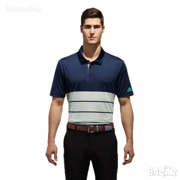 adidas GOLF Ultimate365 Heather Block Polo - страхотна мъжка тениска КАТО НОВА, снимка 1