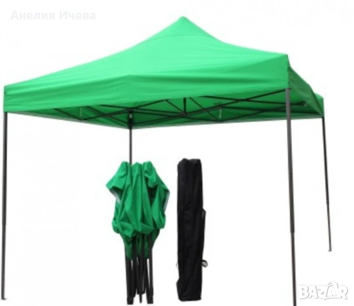 Сгъваема квадратна градинска шатра тип хармоника , снимка 1