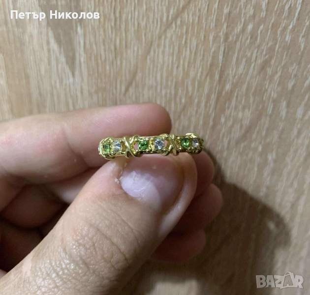 Tiffany & Co Schlumberger пръстен с мойсанити, снимка 1