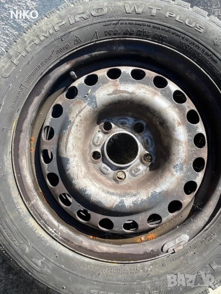 Гуми с джанти 15 за Форд Кънект 5/112, снимка 1
