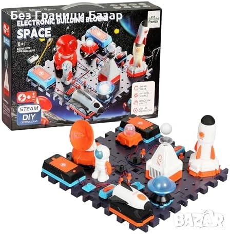 Нов STEM комплект с над 100 експеримента – електрически вериги за деца, снимка 1