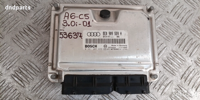 Компютър Audi A6 3.0i 2001г. 8E0909559H 0261207839	, снимка 1