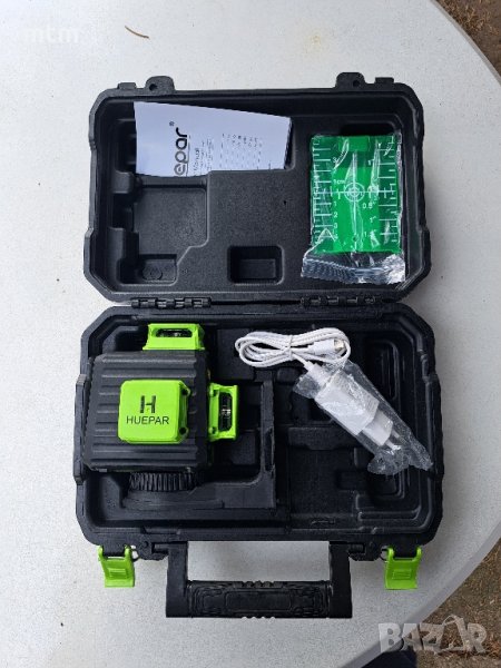 Лазерен нивелир Huepar B03CG, 3D, снимка 1