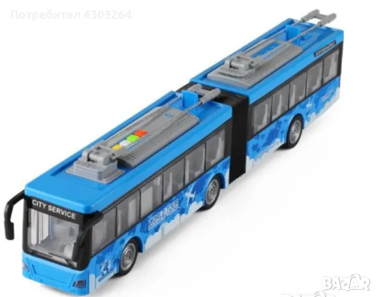 Тролейбус с отварящи се врати, звуци и светлини, снимка 1