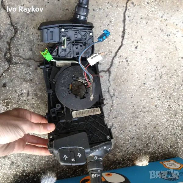 Лостове управление светлини, мигачи, чистачки за Renault Scenic II, 2005г., 61880051.H, 61880051H, 6, снимка 1