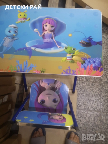 Детска маса, чин с герои, снимка 1