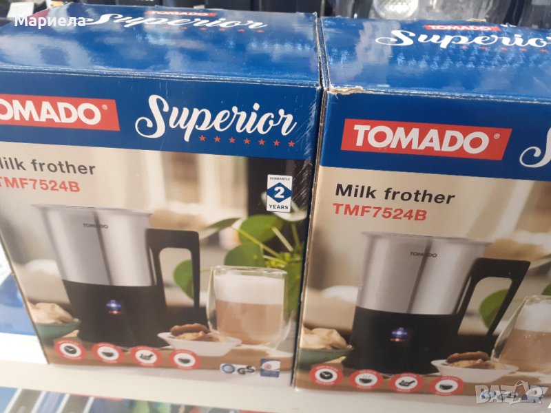 Уред за млечна пяна , разпенител за мляко , Капучинатор за топли и студени напитки, снимка 1