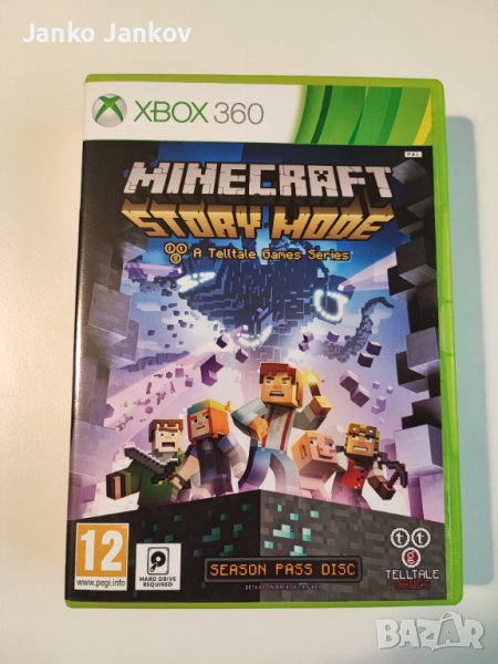 Minecraft Story Mode A telltale game series Майнкрафт 45 лв. Игра за Xbox 360 Ексбокс 360, снимка 1