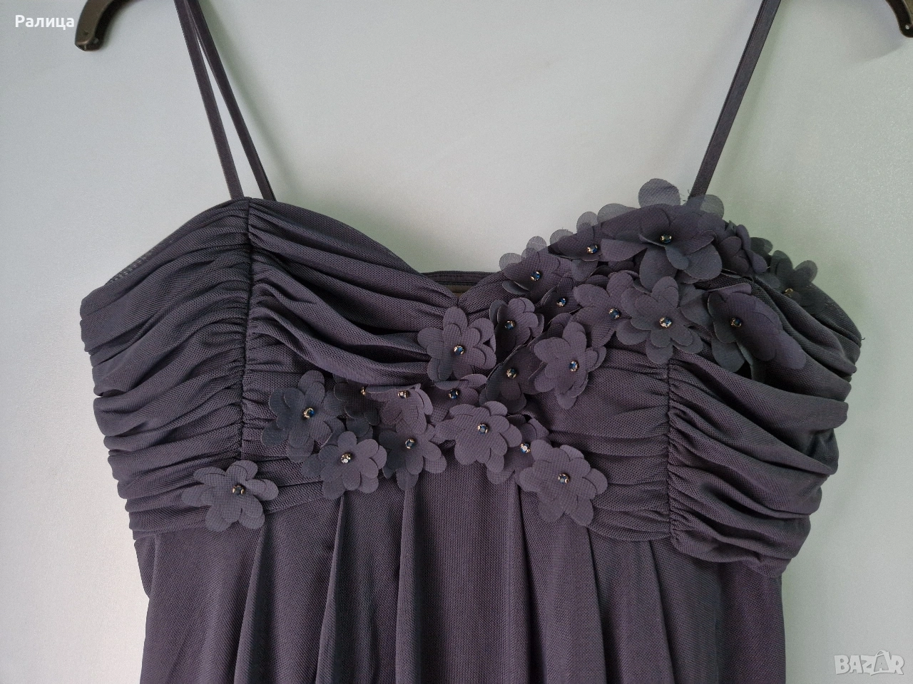 Рокля Esprit и елегантна черно-бяла рокля, снимка 1