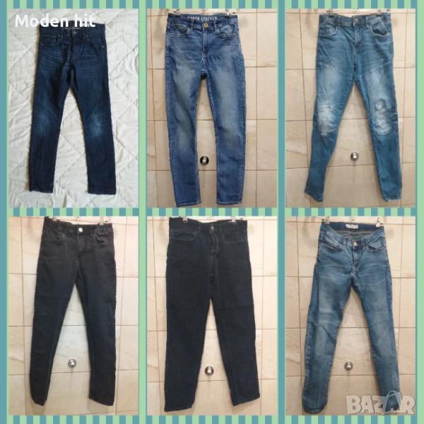 H&M, Zara, Rider, The Rocker - дънки и панталон за момче - размер 146/152 см. /11-12 г./, снимка 1