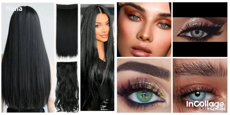 Продажба на екстеншън и цветни лещи , снимка 1