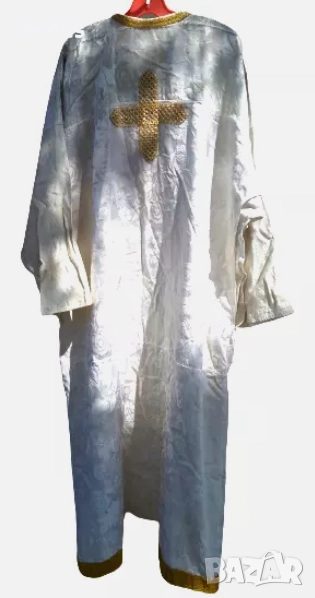 Старо християнско свещеническо облекло - Стихар, 19-20 век, снимка 1