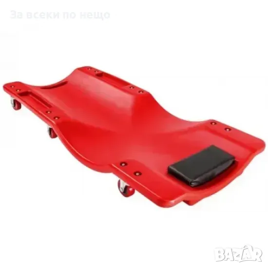 Пластмасова лежанка с 6 колела и дунапренена облегалка за глава RockForce, снимка 1