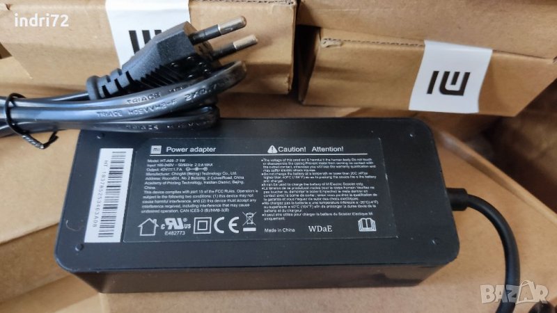 Зарядно MI Xiaomi M365 Pro, PRO2, Ninebot , снимка 1